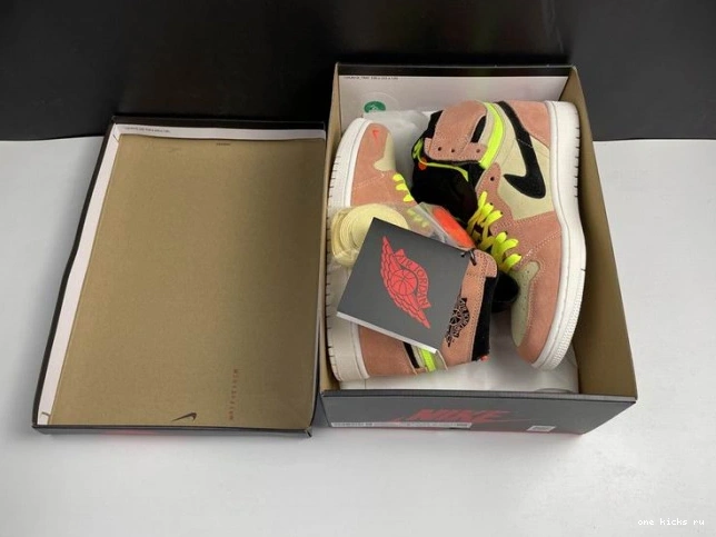 Chep Onekick 1 Air Peach Jordan Switch High CW6576-800 0821